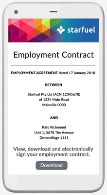Simple contract management